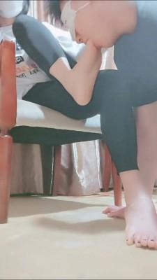 【妮蔻】原味白袜气味羞辱 bf22983