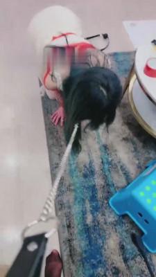 【貂蝉】首调素人女m-舔脚/爬行sp/脚底喂食 bf14966