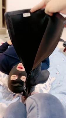 【靡兔】长靴臭棉袜臭脚辱狗 bf21050