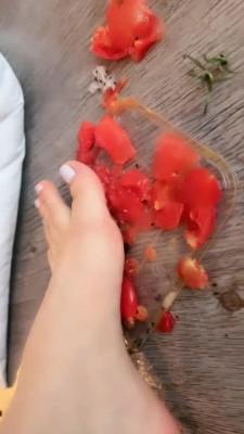 【强抚】水果盛宴-脚踩食物/口嚼/口水 bf13264