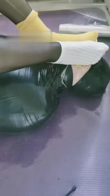 【叶子天津】超臭原味棉袜窒息羞辱 bf12933