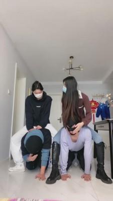 【罗宾】带素人闺蜜凶残改造俩傻狗 bf7967