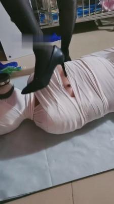 【紫钰大人】木乃伊捆绑虐乳专场 bf7011