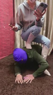 【暴力美学】白靴提档骑马/滴蜡/蛇鞭鞭打/裸足窒息 bf10238