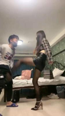【仙女殿下】皮靴小白鞋耳光踢裆踹脸 bf10443