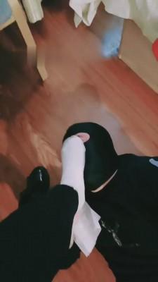 【广元女王】女神短靴原味棉袜羞辱 bf5545