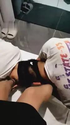 【乐爷】江景酒店调教-浴缸羞辱双奴 G-210712-8