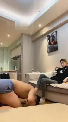 【训狗师音音】运动女神足下的诱惑 G-210717-5