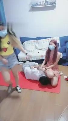 【妖精】双S-棉袜帆布鞋全体重踩踏蹦迪篇 G-210722-8