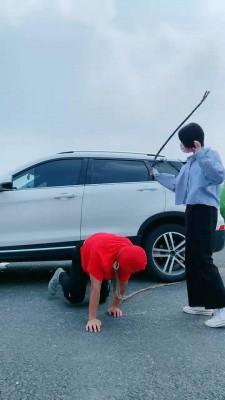 【美离子】户外驾车遛狗舔鞋底 bf16536