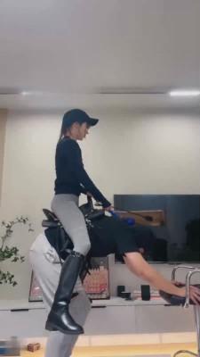 【樱桃大大】超美长靴小姐姐骑马专场 bf16993