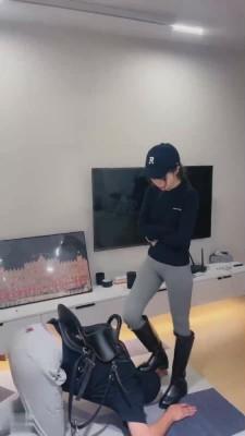 【樱桃大大】超美长靴小姐姐骑马专场 bf16993
