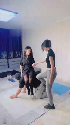 【冷凝大人】带姐妹一起玩前男友 bf17181