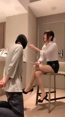 【宝爷】白领高跟鞋全体重踩踏 bf20152