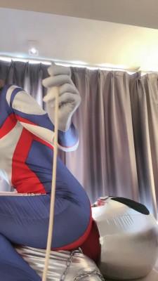 【禾末】cosplay-女超人VS外星人 bf20163