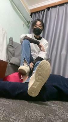 【巍一】强迫脚垫闻臭鞋臭脚臭棉袜 bf20399