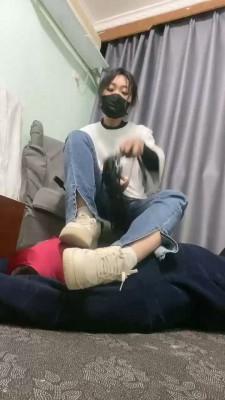 【巍一】强迫脚垫闻臭鞋臭脚臭棉袜 bf20399