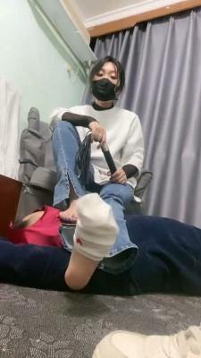 【巍一】强迫脚垫闻臭鞋臭脚臭棉袜 bf20399