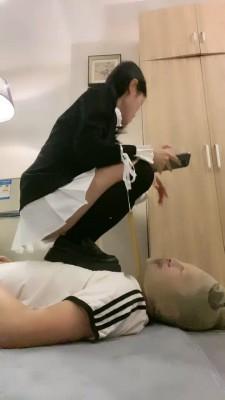 【甜依】耳光皮鞋过膝袜踩踏专场 bf20466