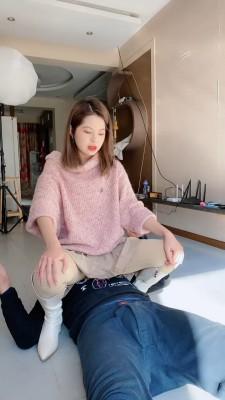 【麋鹿银儿】素人跆拳道女神重度踢 bf20735