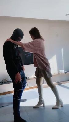 【麋鹿银儿】素人跆拳道女神重度踢 bf20735