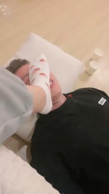 【小软】原味棉袜脚辱狗 bf20786