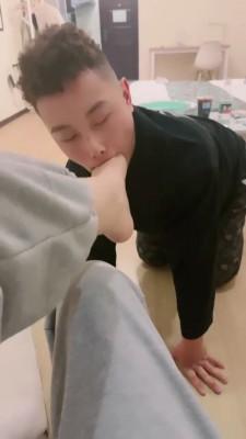 【小软】原味棉袜脚辱狗 bf20786