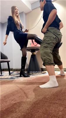 【陈甜女帝S】长靴黑丝连环踢裆 bf59875